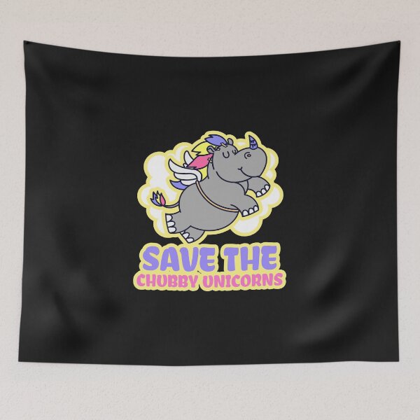 Item preview, Save The Chubby Unicorns T-Shirt designed and sold by MrTsTshirts.