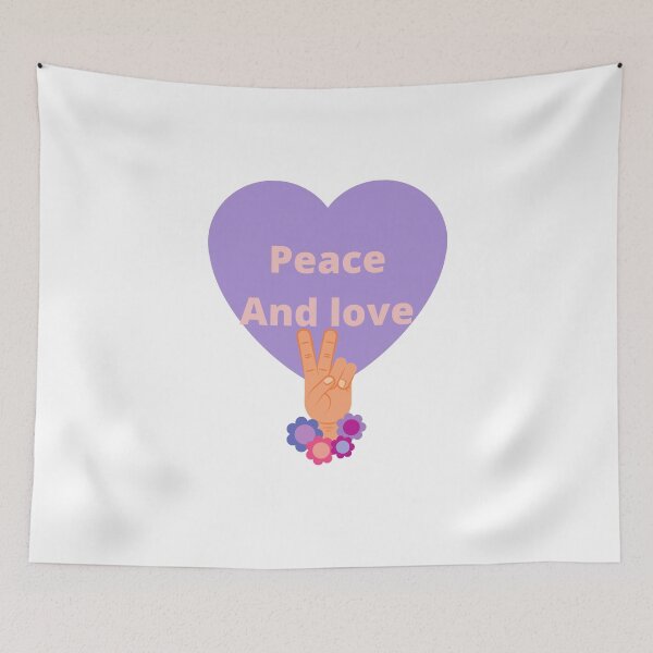Item preview, PEACE AND LOVE designed and sold by IsaCria.