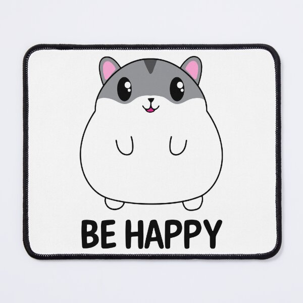 Item preview, Be Happy Cute Hamster designed and sold by FerrenSmall.