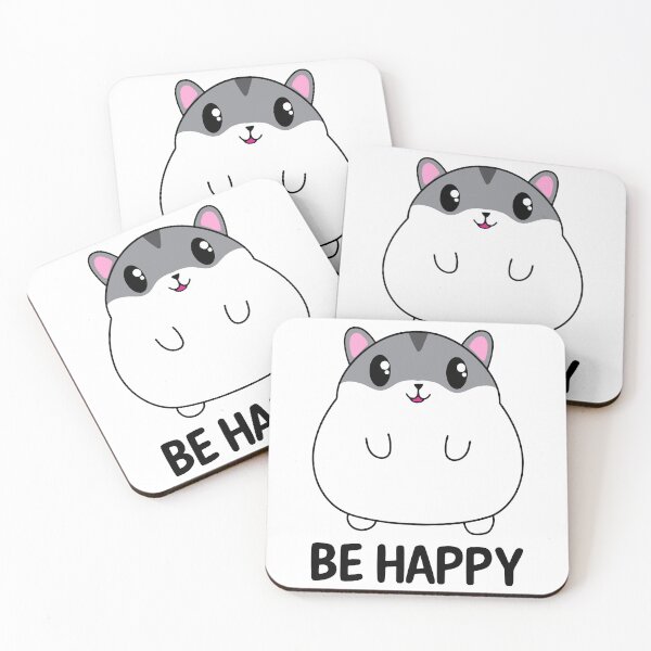 Item preview, Be Happy Cute Hamster designed and sold by FerrenSmall.