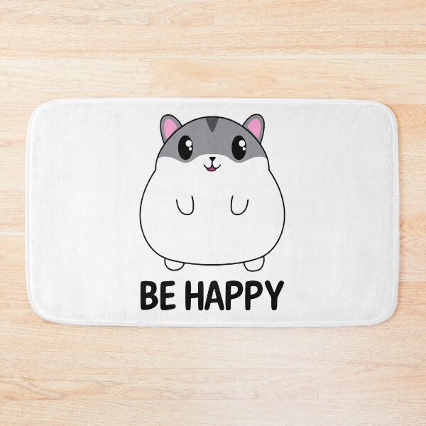 Item preview, Be Happy Cute Hamster designed and sold by FerrenSmall.