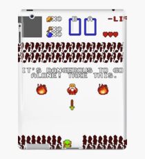 It's dangerous to go alone, take this! iPad Case/Skin