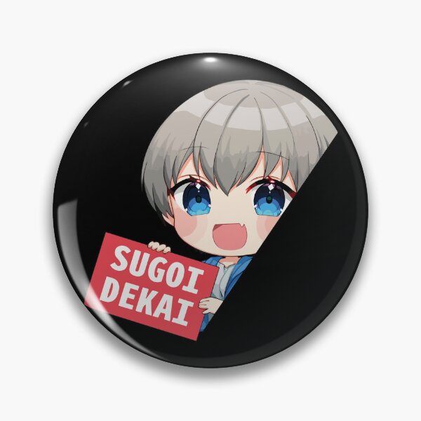 Item preview, Uzaki Sugoi Dekai Chibi Peeker designed and sold by WeeabooClub.