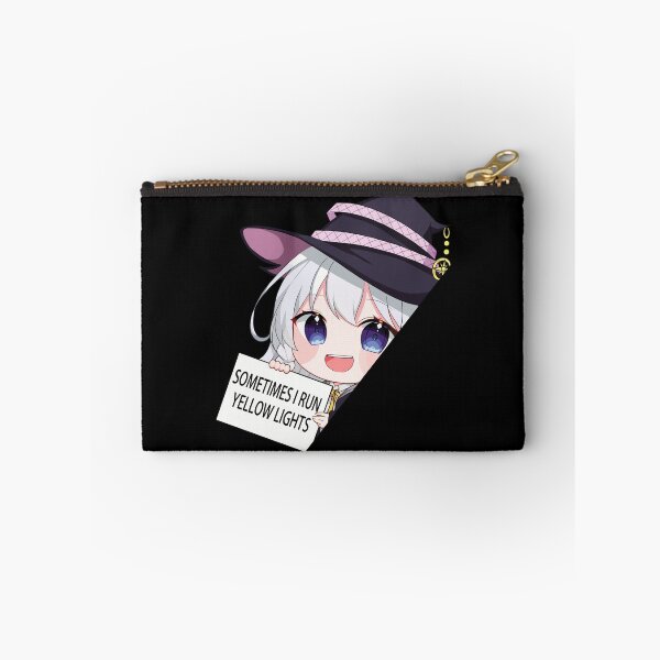 Item preview, Elaina Chibi Peeker Sometimes I Run Yellow Lights designed and sold by WeeabooClub.