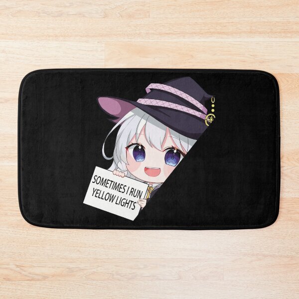 Item preview, Elaina Chibi Peeker Sometimes I Run Yellow Lights designed and sold by WeeabooClub.