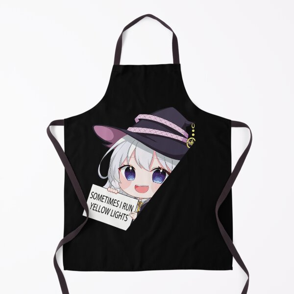 Item preview, Elaina Chibi Peeker Sometimes I Run Yellow Lights designed and sold by WeeabooClub.