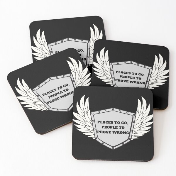 Item preview, Inspirational "People to prove wrong" Winged Warrior Shield  designed and sold by Write-to-Rebel.