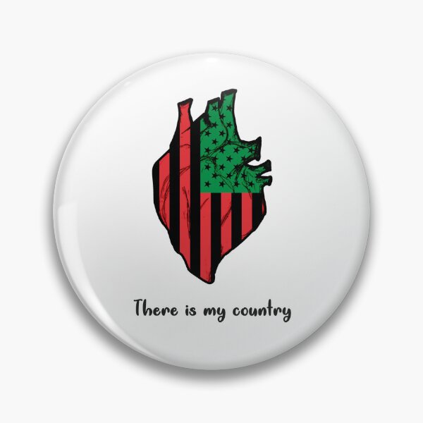 Item preview, African American Flag in heart designed and sold by Kurdish T-shirt.