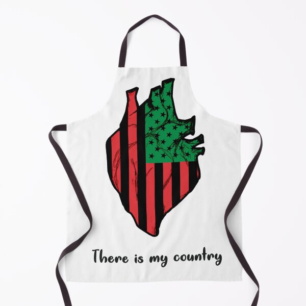 Item preview, African American Flag in heart designed and sold by Kurdish T-shirt.