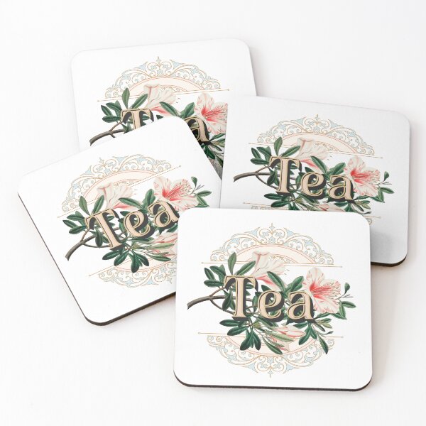 Item preview, I Love Tea - pretty in pink floral designed and sold by ZinZoe.