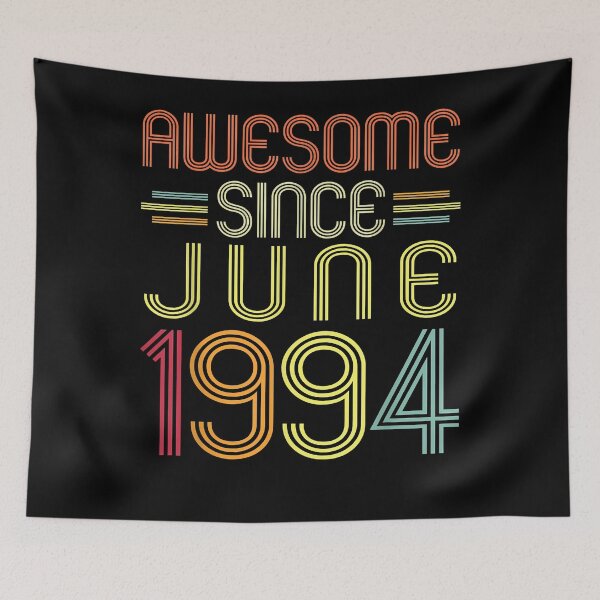 Item preview, 28th Birthday Gifts Awesome Since June 1994 28 Years Old designed and sold by conolyondo.
