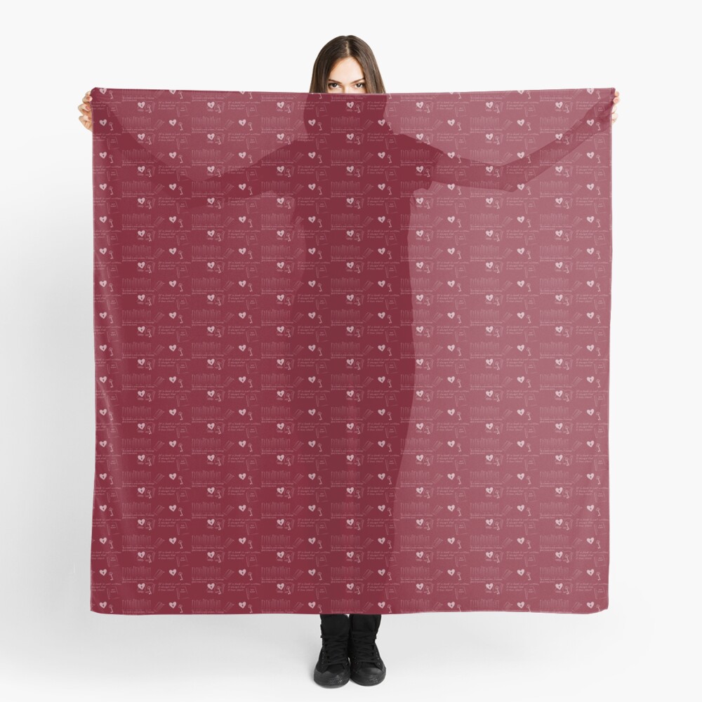 Jane Austen design Scarf