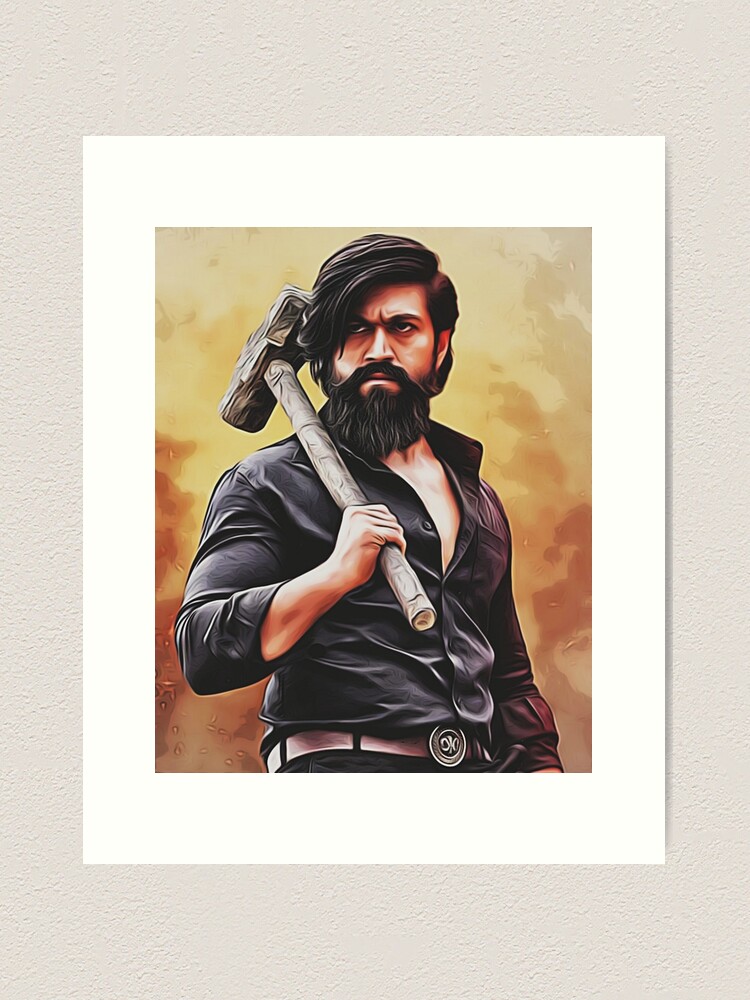 Download Rocky Bhai Digital Art Wallpaper | Wallpapers.com