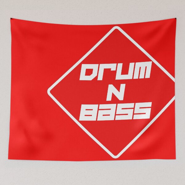 Item preview, Drum N Bass Music Road Sign  designed and sold by Marvelpic.