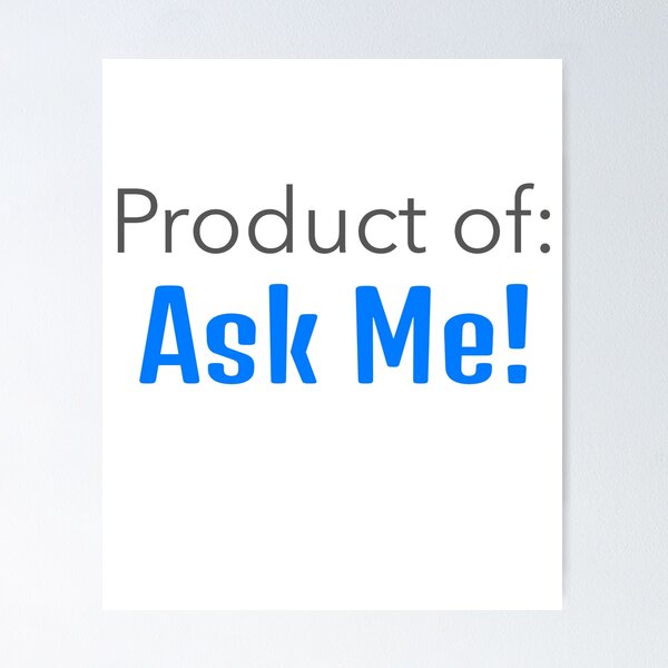 Item preview, Product of Ask Me designed and sold by CelioByDesign.