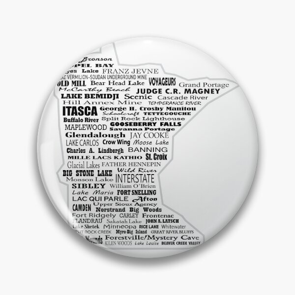 Item preview, MN Parks with White Fill designed and sold by Troy Stapek.