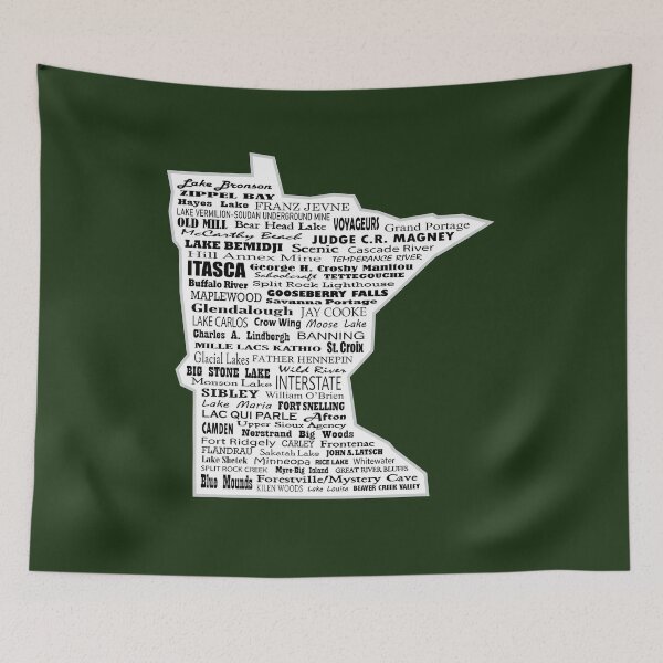 Item preview, MN Parks with White Fill designed and sold by Troy Stapek.