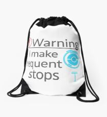I Make Frequent Stops - Pokemon Go Drawstring Bag