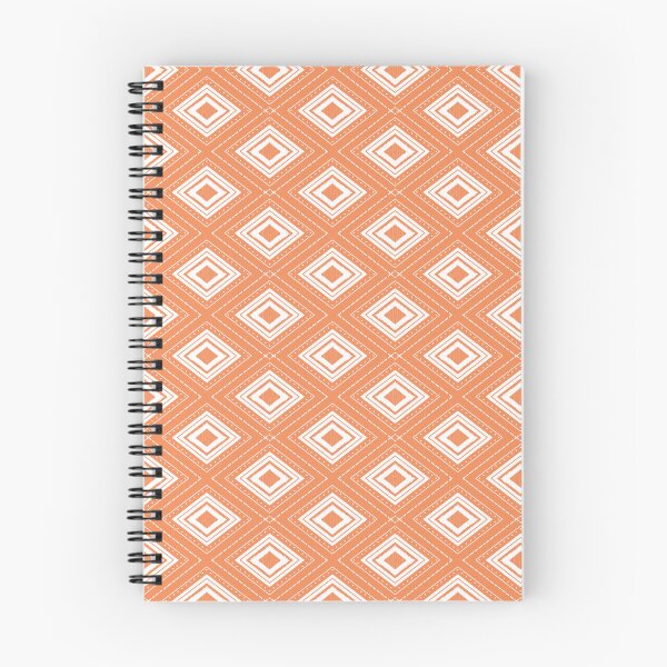 Item preview, Oriental design pattern with white and orange diamond shape designed and sold by DDalaland.