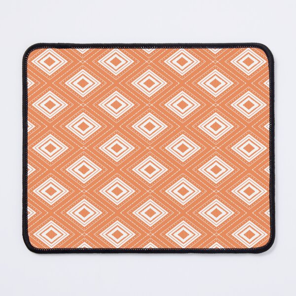 Item preview, Oriental design pattern with white and orange diamond shape designed and sold by DDalaland.