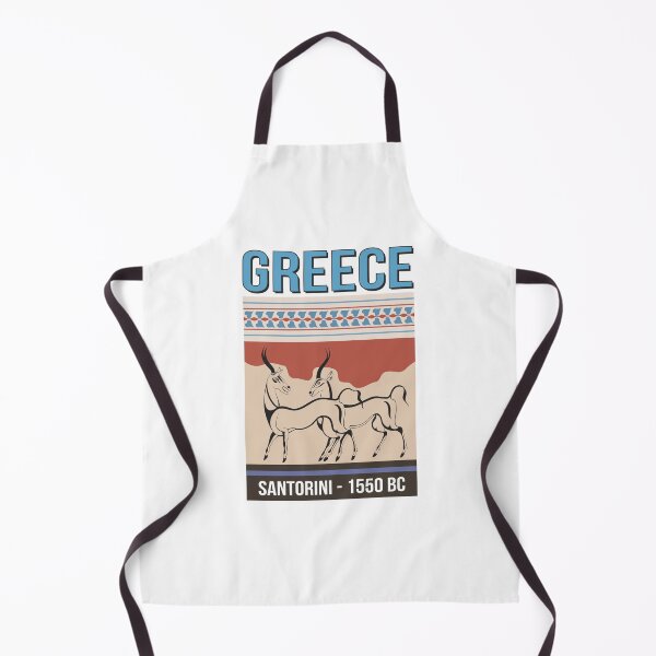 Item preview, Fresco antelopes in Santorini Island - Greece designed and sold by portokalis.