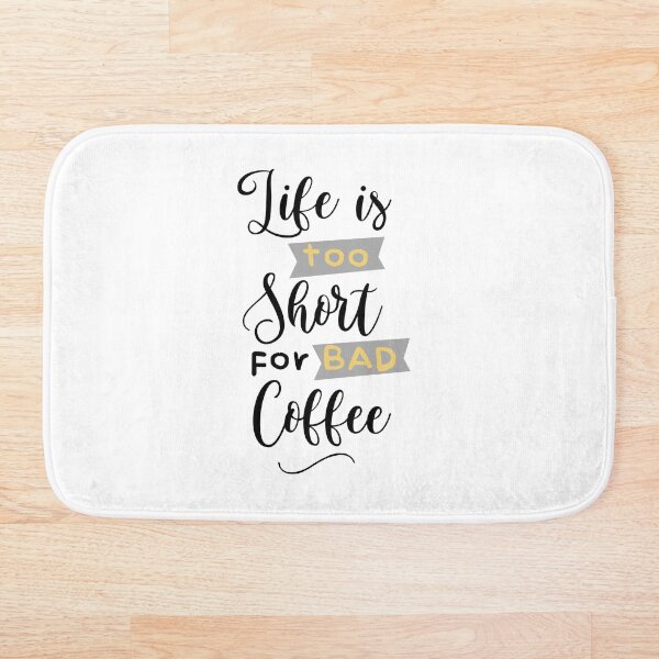 Item preview, La vida es muy corta para un mal café designed and sold by Lorets-Designs.