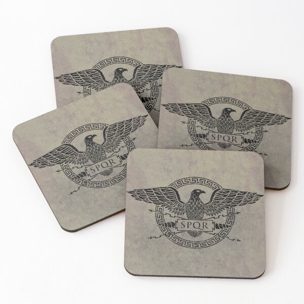 Item preview, SPQR Roman Empire Eagle Emblem - Vintage Black designed and sold by Lidra Zehcnas.