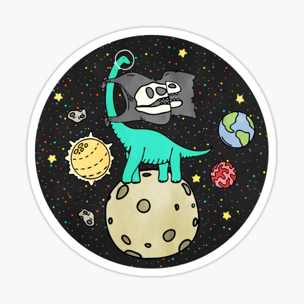 Item preview, Brontosaurus In Space designed and sold by Dan the Awkward.