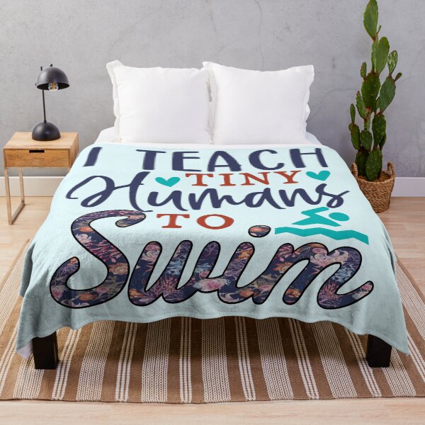 Item preview, I teach tiny Humans to Swim, swimming teacher of tiny humans designed and sold by mostoredesigns.