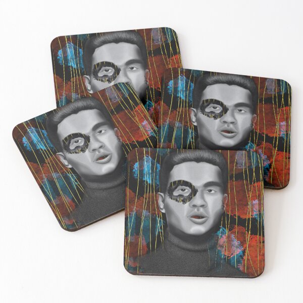 Item preview, Modern Art Portrait handsome man digital art designed and sold by Milamara.