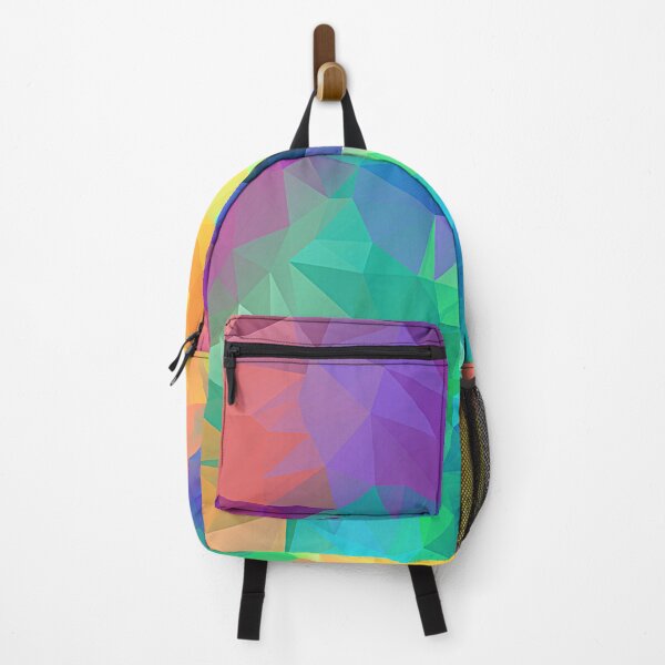 Item preview, Abstract multicolor triangles, high contrast, modern designed and sold by cutecrazytshirt.