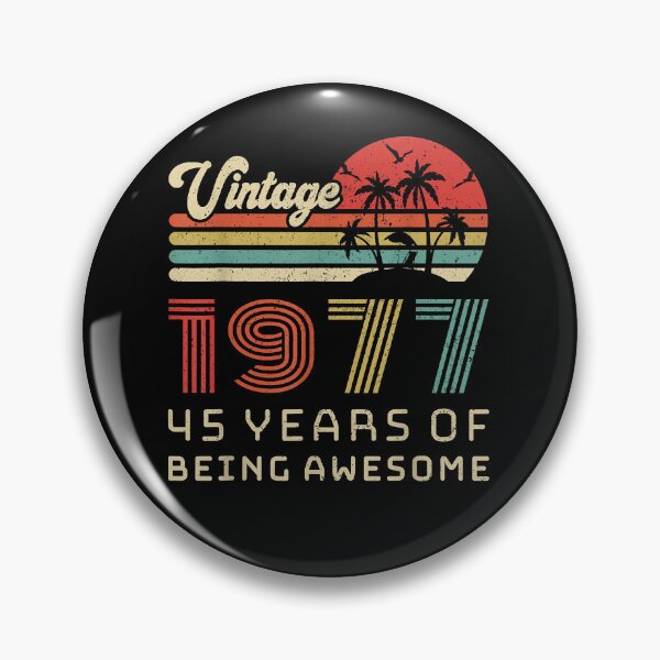 Item preview, 45 Year Old Birthday Vintage 1977 45 Birthday T-Shirt designed and sold by conolyondo.