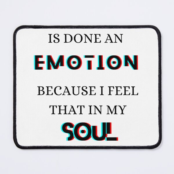 Item preview, Is Done An Emotion Because I Feel That In My Soul Sticker designed and sold by Merry Moon Store.