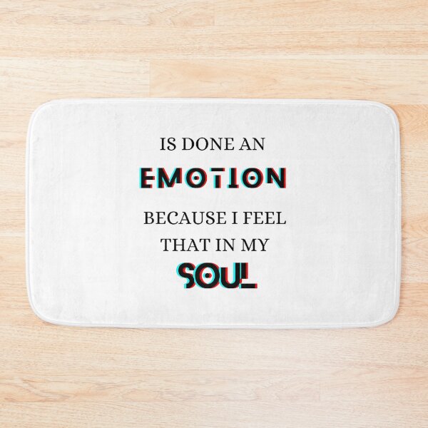 Item preview, Is Done An Emotion Because I Feel That In My Soul Sticker designed and sold by Merry Moon Store.