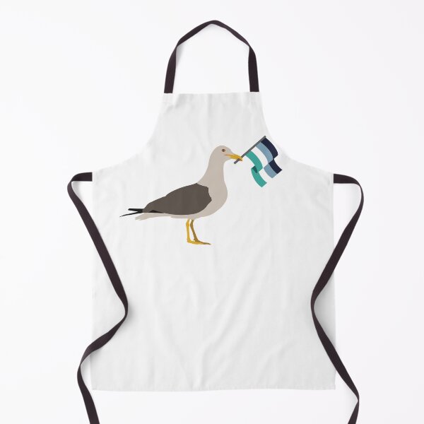 Item preview, Gaviota Sosteniendo Bandera Orgullo Aroace Orientada designed and sold by JustGottaDraw.
