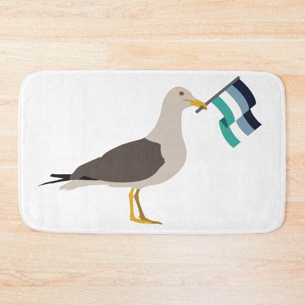 Item preview, Gaviota Sosteniendo Bandera Orgullo Aroace Orientada designed and sold by JustGottaDraw.