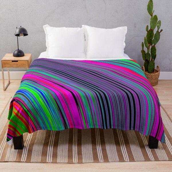 Item preview, Abstract Colorful Purple Curved Stripes designed and sold by KaSaPo.