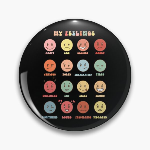 Item preview, Retro My Feelings Emotion Faces Mental Health Matters Premium T-Shirt designed and sold by conolyondo.