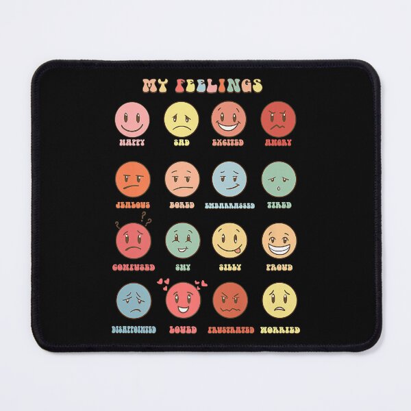 Item preview, Retro My Feelings Emotion Faces Mental Health Matters Premium T-Shirt designed and sold by conolyondo.