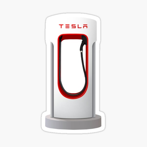 Tesla Supercharger Station Sticker