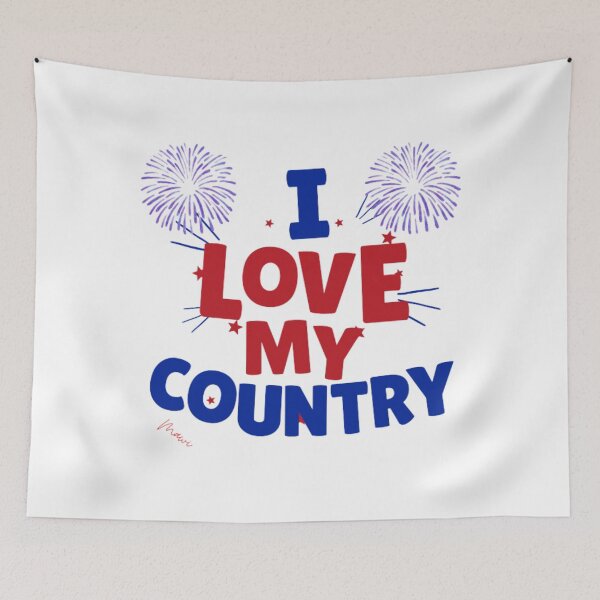 Item preview, I love my country designed and sold by mawitn.