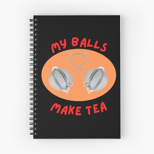 Item preview, My Balls Make Tea Oval designed and sold by Javamba.