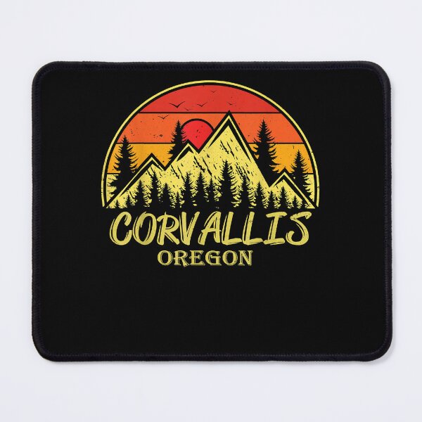 Item preview, Vintage Corvallis Oregon OR Mountains Hike Hiking Souvenir T-Shirt designed and sold by conolyondo.