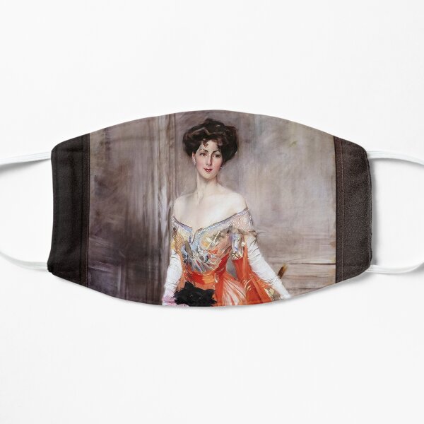 Portrait Of Elizabeth Wharton Drexel by Giovanni Boldini Old Masters Fine Art Reproduction Flat Mask