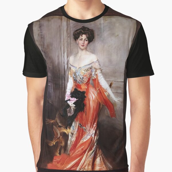 Portrait Of Elizabeth Wharton Drexel by Giovanni Boldini Old Masters Fine Art Reproduction Graphic T-Shirt