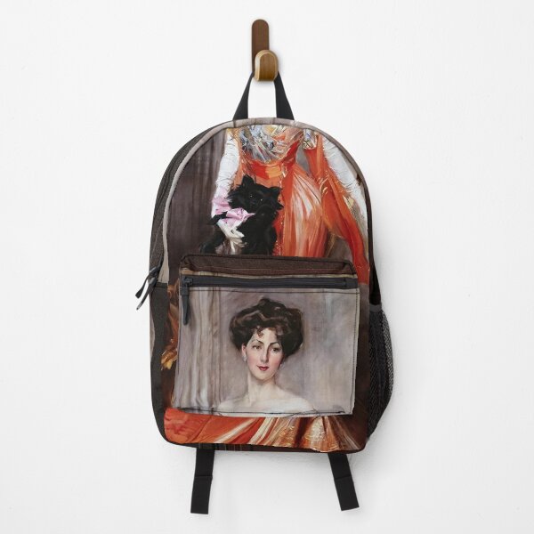 Portrait Of Elizabeth Wharton Drexel by Giovanni Boldini Old Masters Fine Art Reproduction Backpack