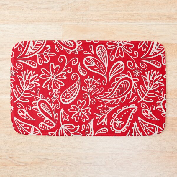 Item preview, Flowers Paisley Pattern designed and sold by PurpleTank.