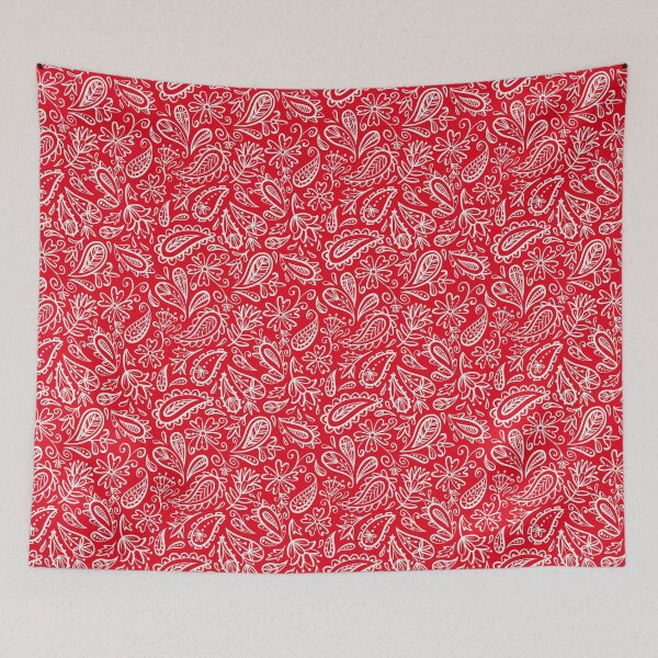 Item preview, Flowers Paisley Pattern designed and sold by PurpleTank.