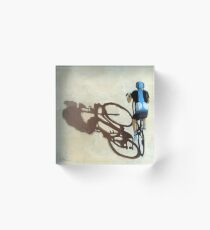 Single Focus Tour de France bicycle oil painting Acrylic Block