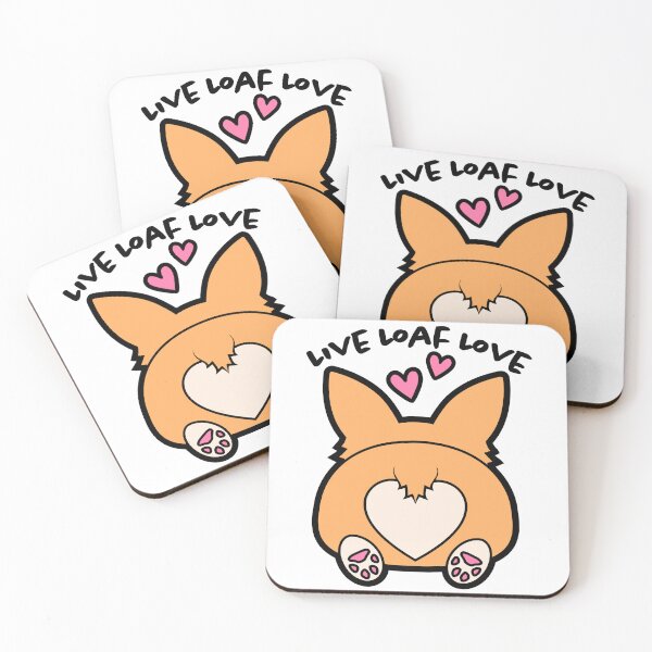 Item preview, Live Loaf Love - Cute Kawaii Corgi Butt designed and sold by kwillhoite.